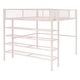 preview thumbnail 41 of 78, Sturdy Metal Loft Bed with 4-Tier Shelves and Storage