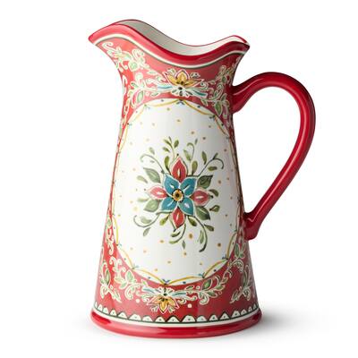 Certified International Provence Pitcher, 96 oz. - 8.5'' W x 6.5'' D x 11.25'' H
