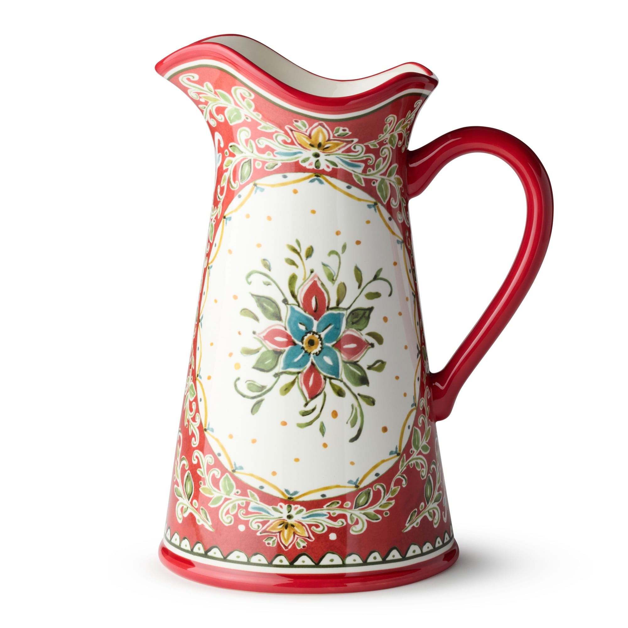 Certified International Provence Pitcher, 96 oz. - 8.5'' W x 6.5'' D x 11.25'' H
