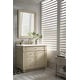 preview thumbnail 2 of 11, James Martin Vanities Bristol 36" Single Vanity, Whitewashed Walnut