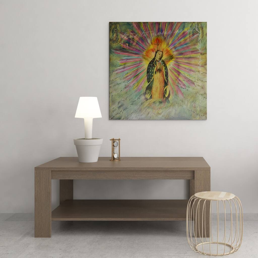 Our Lady Of Guadalupe Divine Canvas Wall Art Virgin Mary Modern ...