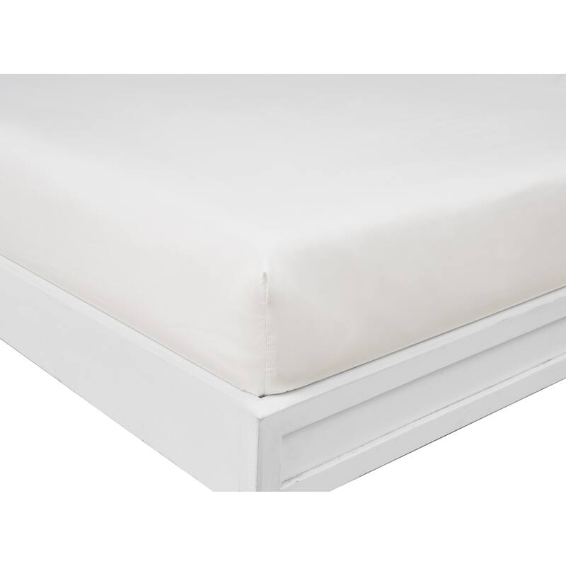 Nautica Cotton Blend Solid Fitted Sheet