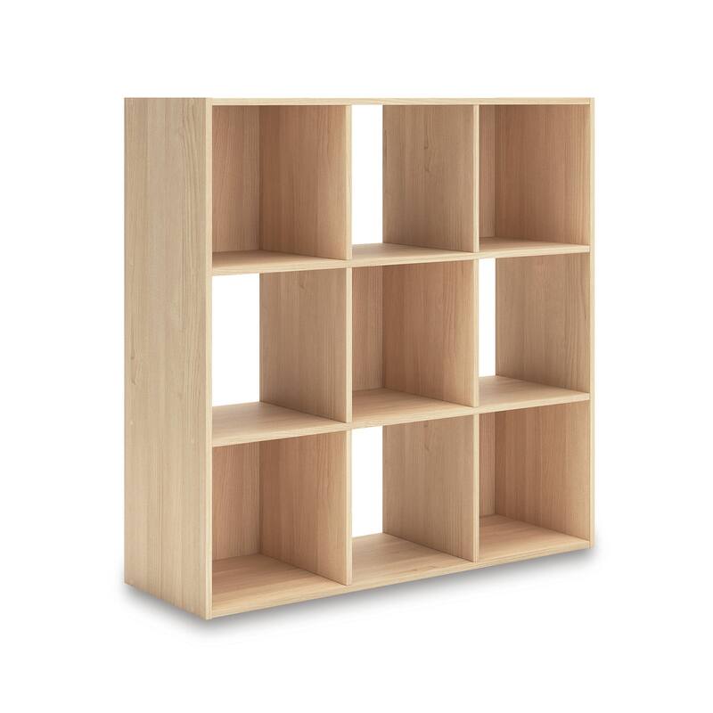 Signature Design by Ashley Piperton Brown 9 Cube Organizer - 35" W x 12" D x 35" H