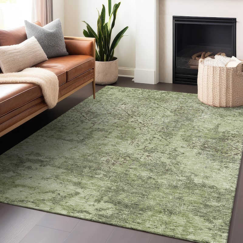 Premium Washable Super Soft Vintage Trellis Mayfield Rug