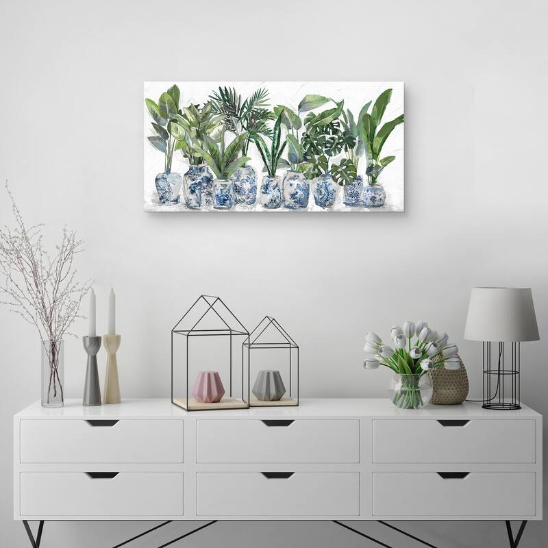 Chinoiserie Garden Canvas Art Print