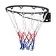 preview thumbnail 4 of 9, Black Heavy-Duty Wall Door Mounted Basketball Hoop with Net and Double Spring Suitable for Indoor or Outdoor Play