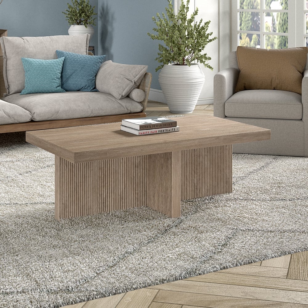 Holm 44" Wide Rectangular Coffee Table - 44" Wide