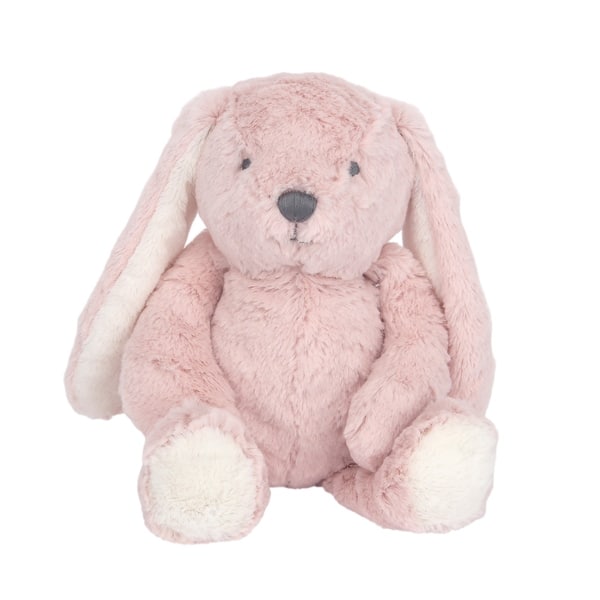 slide 2 of 5, Lambs & Ivy Botanical Baby Plush Pink Bunny Stuffed Animal Toy - Hip Hop
