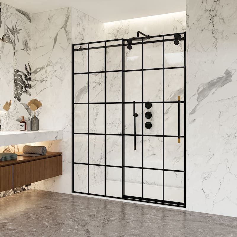 Puente Single Sliding Framed Shower Door
