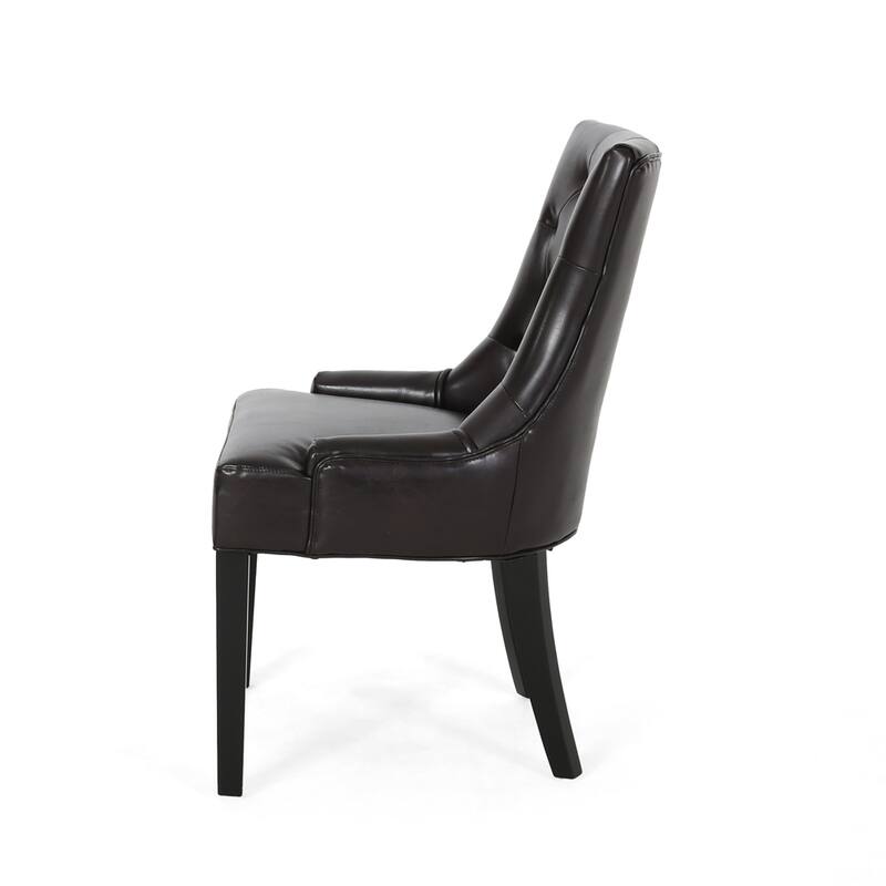 Dining Chairs Set Of 2, Upholstered Kitchen Chairs With Wood Support Legs, Mid Century Modern Upholstered Dining Chairs