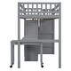 preview thumbnail 19 of 18, Twin Size Loft Bed with Stairs, Bookshelf, Drawers, Desk & Wardrobe