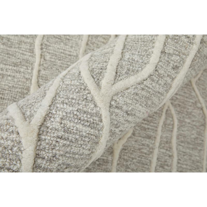 Grand Bazaar Fadden Hand Tufted Abstract Transitional Area Rug