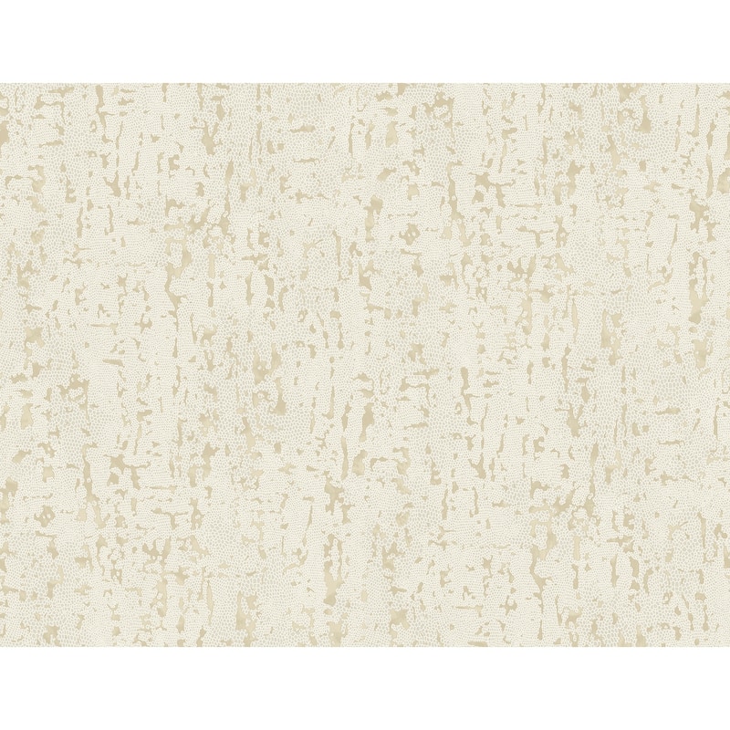 A-Street Prints Malawi Cream Leather Texture Wallpaper