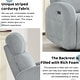 preview thumbnail 49 of 54, Power Swivel Rocker Glider Nursery Recliner with USB Port Set of 2