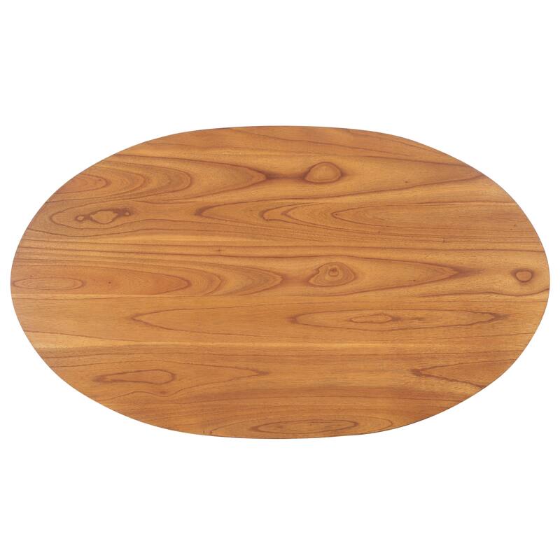 SAFAVIEH Couture Leonardi Oval Coffee Table - 54"W x 31"D x 16"H