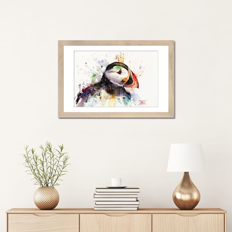 iCanvas "Puffin" by Dean Crouser