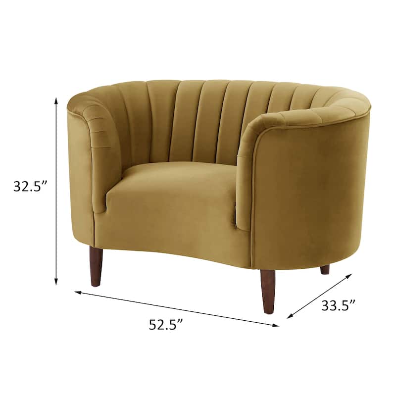 Yanna Chair with Tight Back and Seat Cushion
