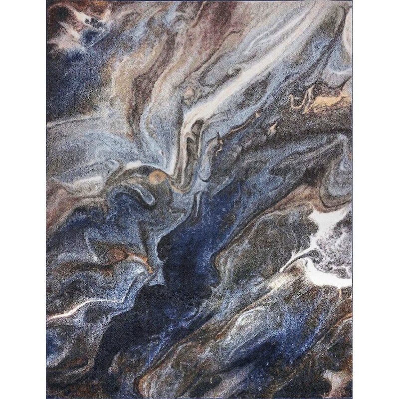 Rayna Industrial Abstract Indoor Area Rug