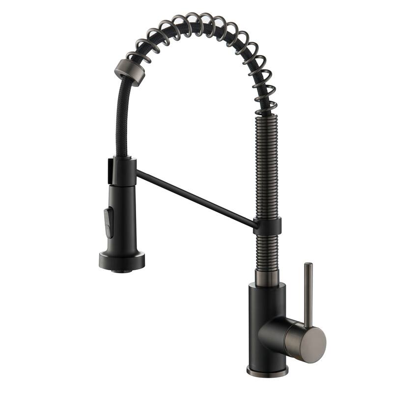 Kraus Bolden 2-Function 1-Handle Commercial Pulldown Kitchen Faucet