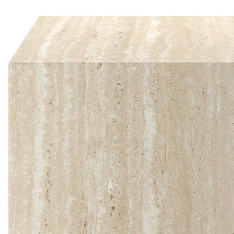 Contemporary ECC Concrete Contract Grade Square Accent Table