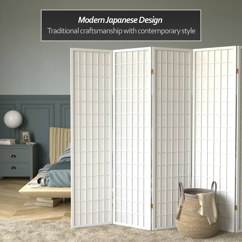 Wood and Rice Paper Windowpane Shoji Screen (China)