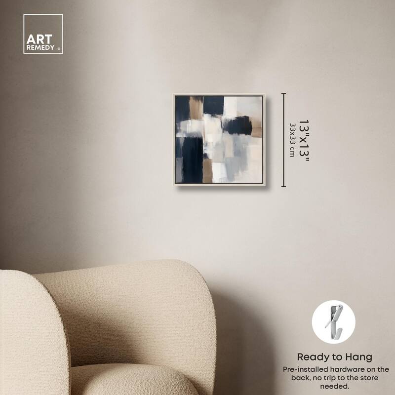 Blue Undertone II Canvas by Art Remedy