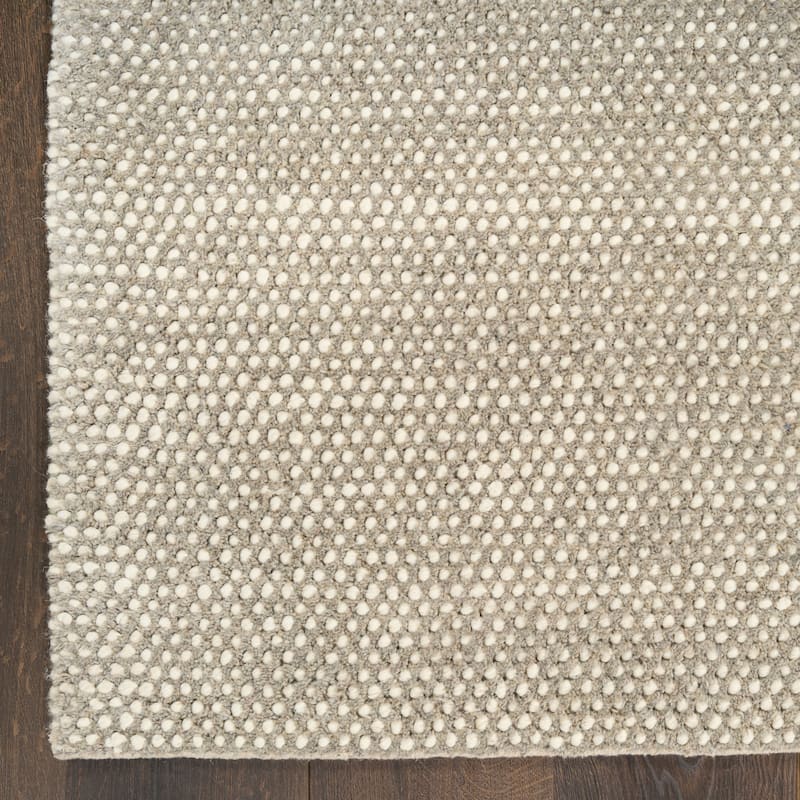 DKNY Pure Rows Handwoven Farmhouse Wool Indoor Rug