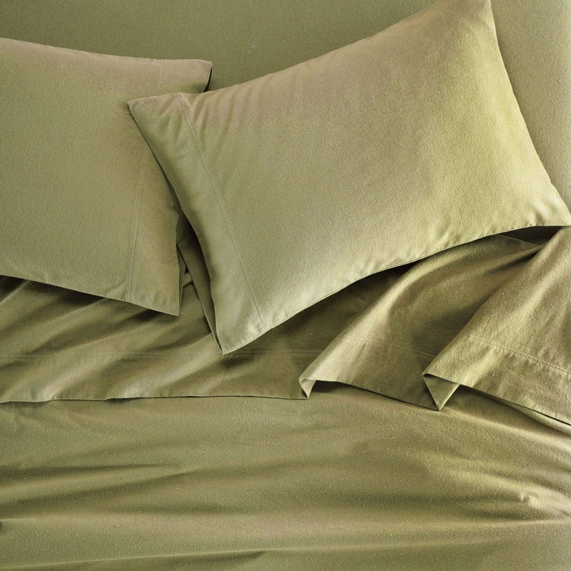 Blue Nile Mills Flannel Cotton Deep Pocket Sheet Set