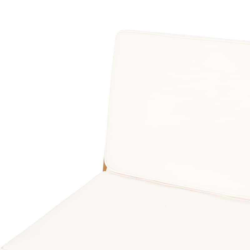 Jill Outdoor Acacia Wood Outdoor Convertible Daybed with Cushion by Christopher Knight Home