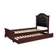 preview thumbnail 14 of 13, Twin Size Bed with Trundle and Button Tufted Headboard