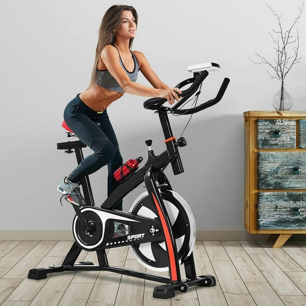 Costway magnetic exercise discount bike stationary belt drive