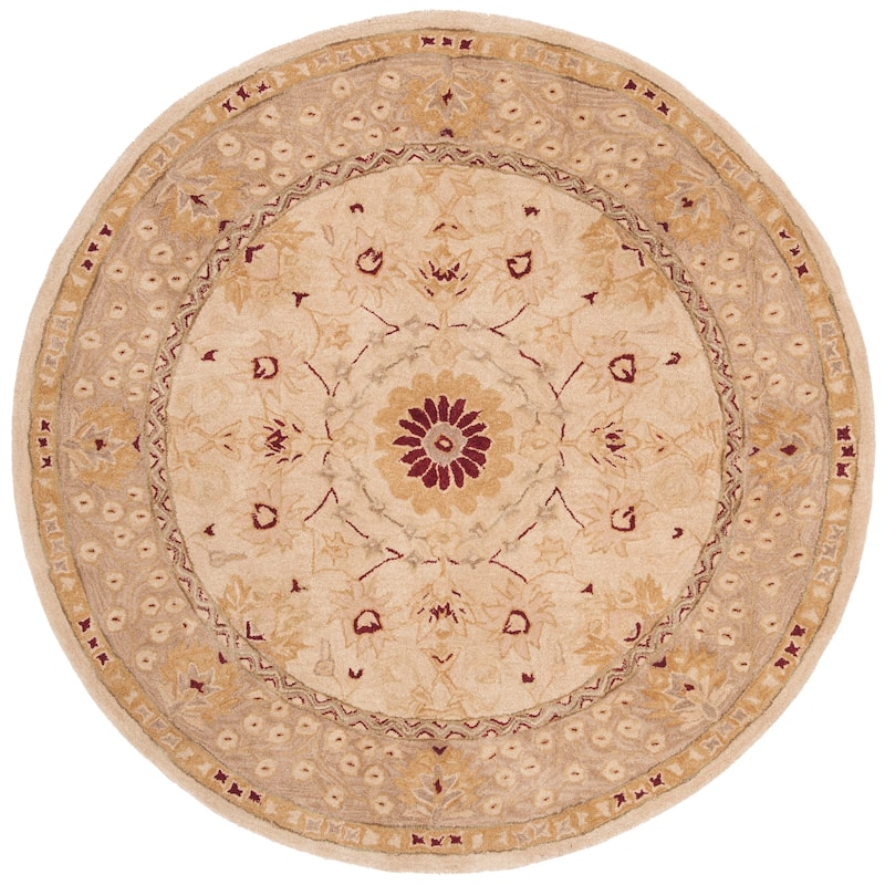 SAFAVIEH Handmade Anatolia Dimitilde Traditional Hand-spun Wool Rug