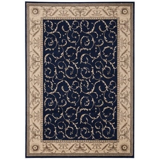 Nourison Somerset Traditional Bordered Floral Area Rug