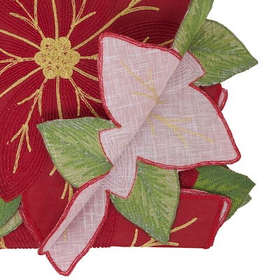 Poinsettia Table Runner - 16"x70"