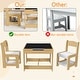 preview thumbnail 5 of 8, 3-in-1 Kids Study Table & Chairs Set