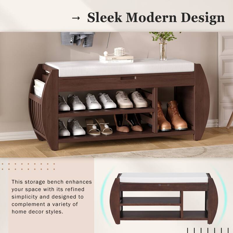 Vintage Multifunctional Storage Bench