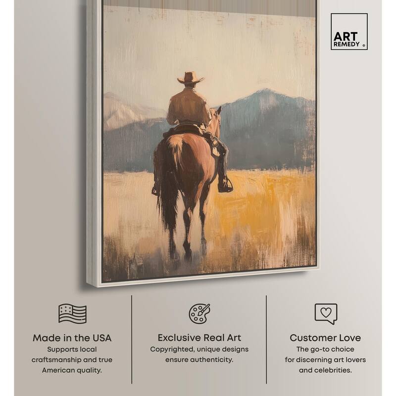 Long Ride Canvas by Art Remedy
