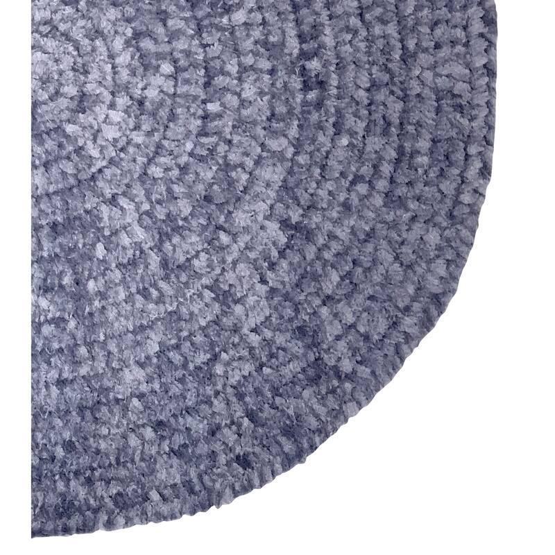 Better Trends Chenille Tweed & Solid Braid 100% Polyester Stain Resistant, Double Sided Reversible Indoor Area Rug
