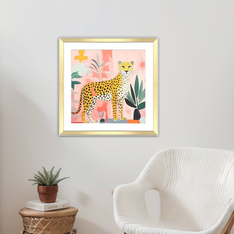 Paragon Pet Cheetah II Framed Art - Plastic