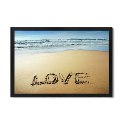 Love Premium Framed Poster by Ben Heine