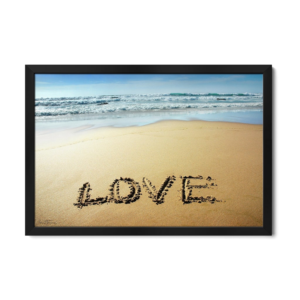 Love Premium Framed Poster by Ben Heine