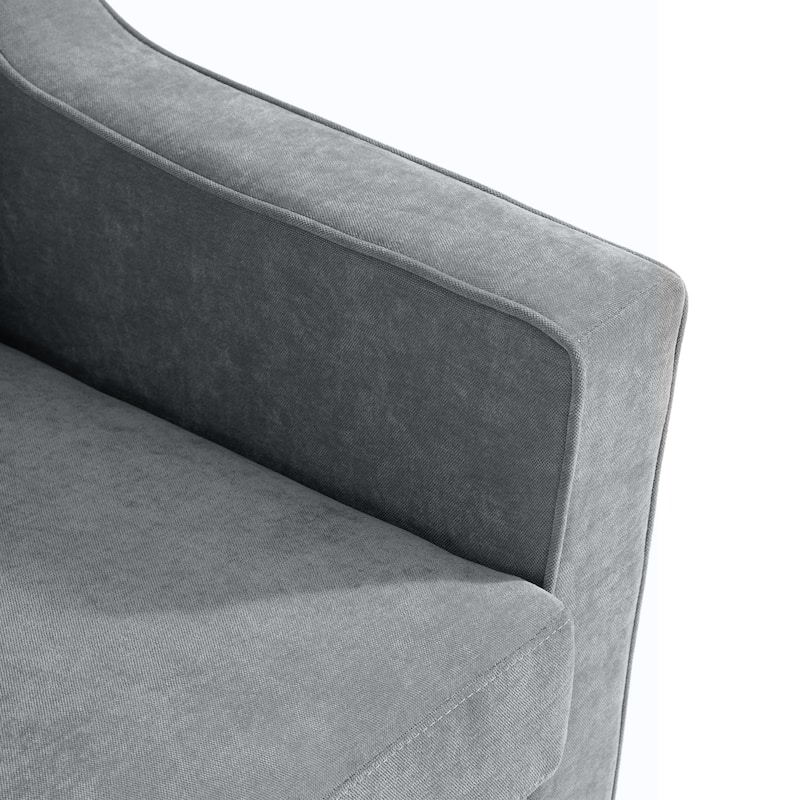 2 Set Modern Swivel Accent Arm Chair for Living Room