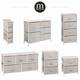 mDesign Vertical Dresser Storage Tower with 4 Drawers