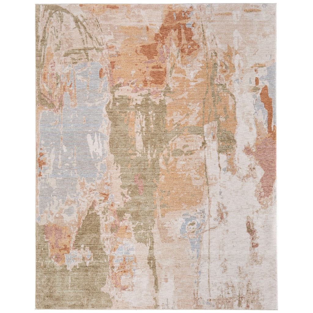 Grand Bazaar Stirling Machine Made Abstract Modern Area Rug