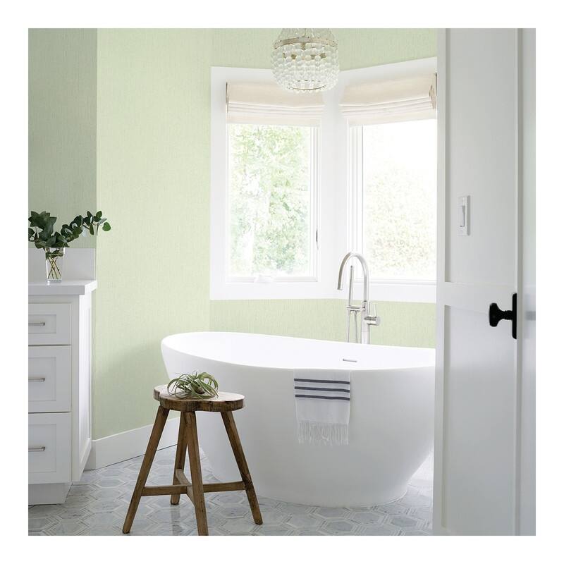 Advantage Murni Green Texture Wallpaper - 21 x 396 x 0.025