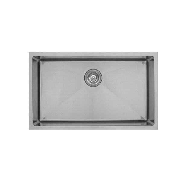 Karran Stainless Steel Undermount for Stone and Quartz single bowl. Opens flyout.