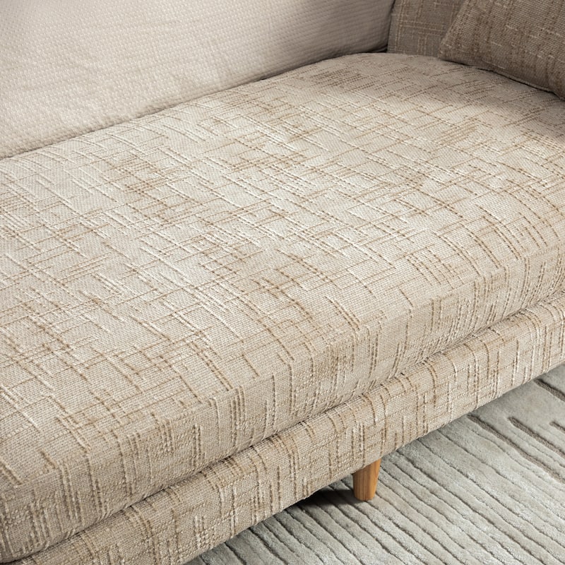 83.1" W Modern Upholstered Lounge Chair,Oversized Sofa Chair with Pillow and Armrests