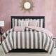 preview thumbnail 20 of 99, Juicy Reversible Cabana Stripe Bedding Set Grey/White - King