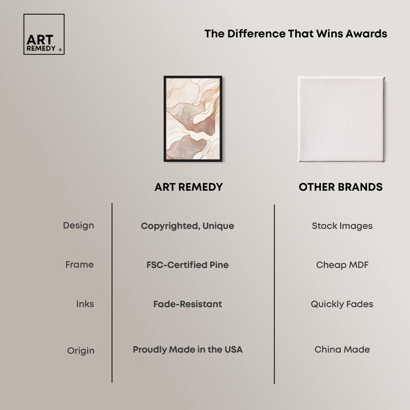 Contoured Reverie I Canvas by Art Remedy