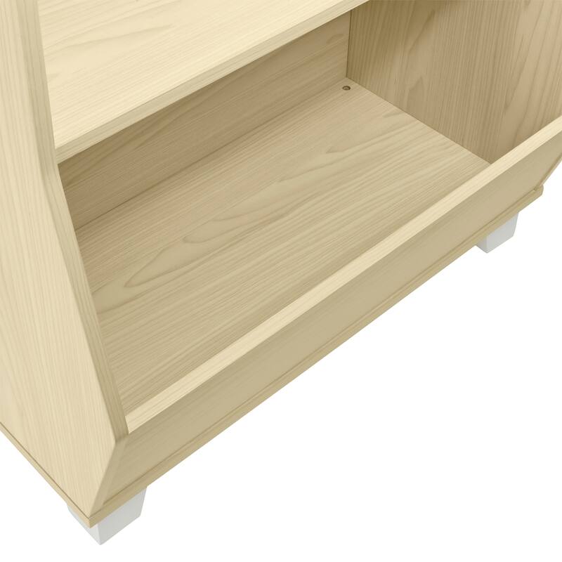 RiverRidge Home Kids Catch All Multi-Cubby 24in Toy Organizer Light Woodgrain